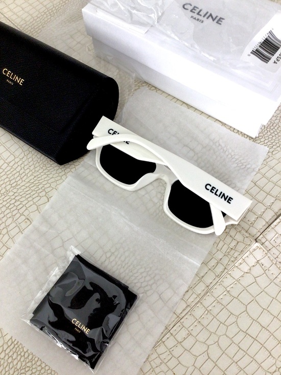 Rare Brand-New Celine White MONOCHROMS CL40197U Sunglasses main image 7